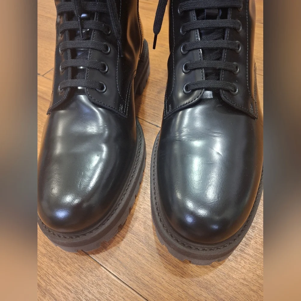 Common Projects Glossy Black Men's Boots